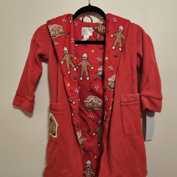 Snuggle Up in Holiday Cheer with Nick & Nora robe for kids . Size XS 4/5 - Picture 11 of 11